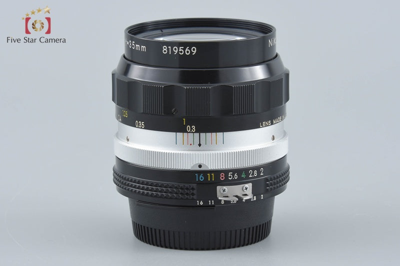 Nikon NIKKOR-O Auto 35mm f/2 Ai Converted
