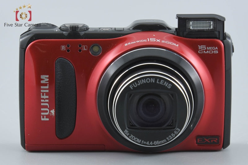 Fujifilm FINEPIX F600EXR Red 16.0 MP Digital Camera w/ Box