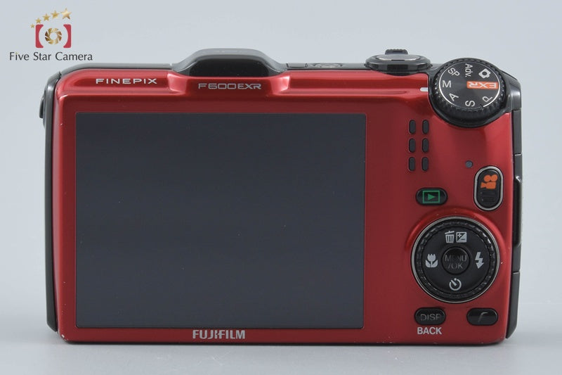 Fujifilm FINEPIX F600EXR Red 16.0 MP Digital Camera w/ Box
