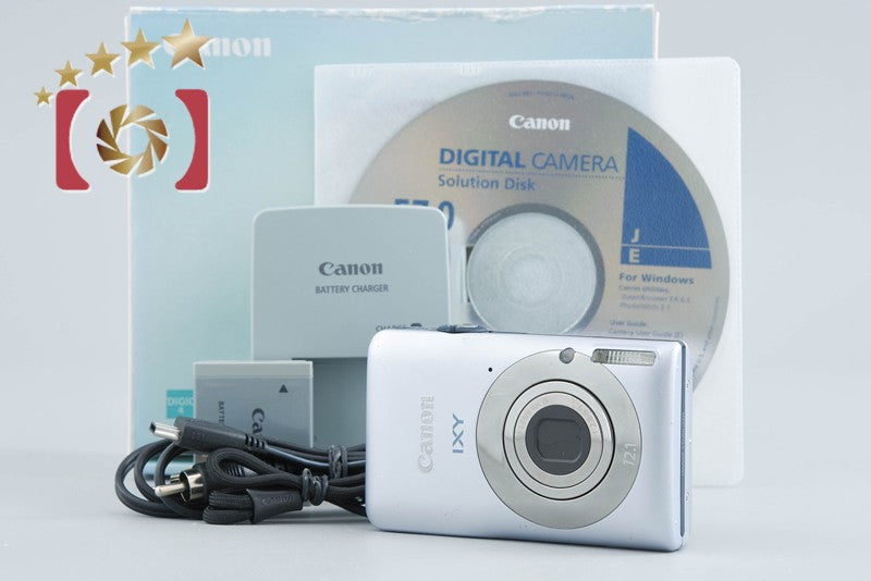 Canon IXY 200F Silver 12.1 MP Digital Camera w/ Box