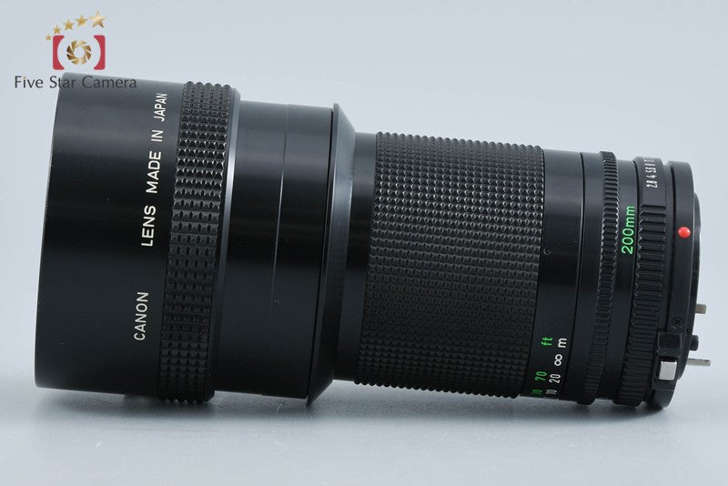 Canon New FD 200mm f/2.8 from Japan