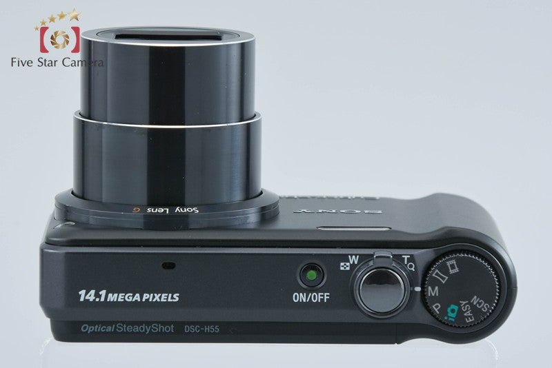 SONY Cyber-Shot DSC-H55 Black 14.1 MP Digital Camera [Japanese Language Only]