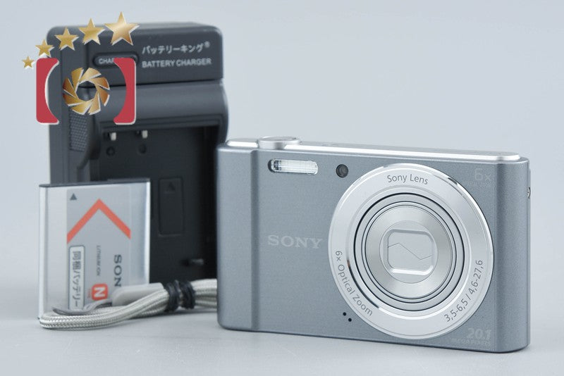 Sony Cyber-Shot DSC-W810 Silver 20.1 MP Digital Camera [Japanese Language Only]