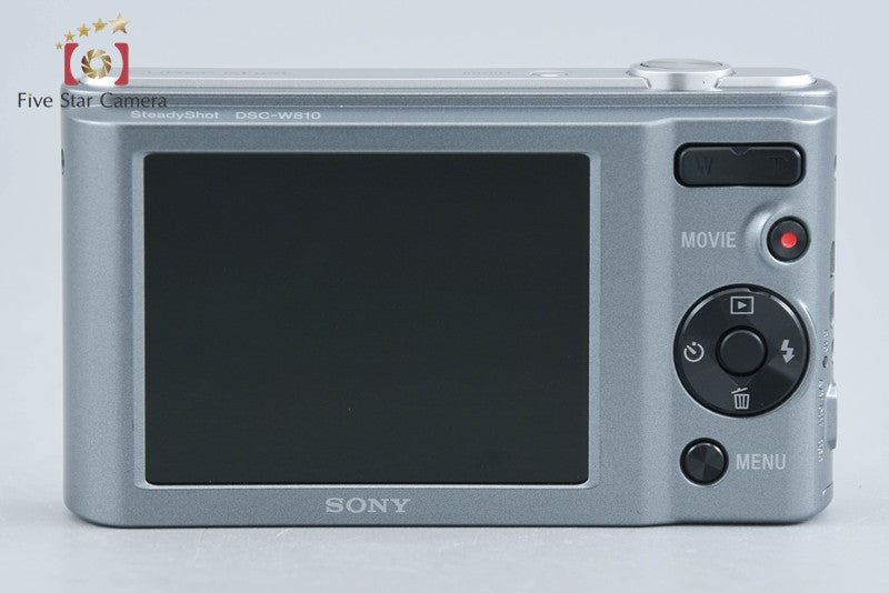 Sony Cyber-Shot DSC-W810 Silver 20.1 MP Digital Camera [Japanese Language Only]