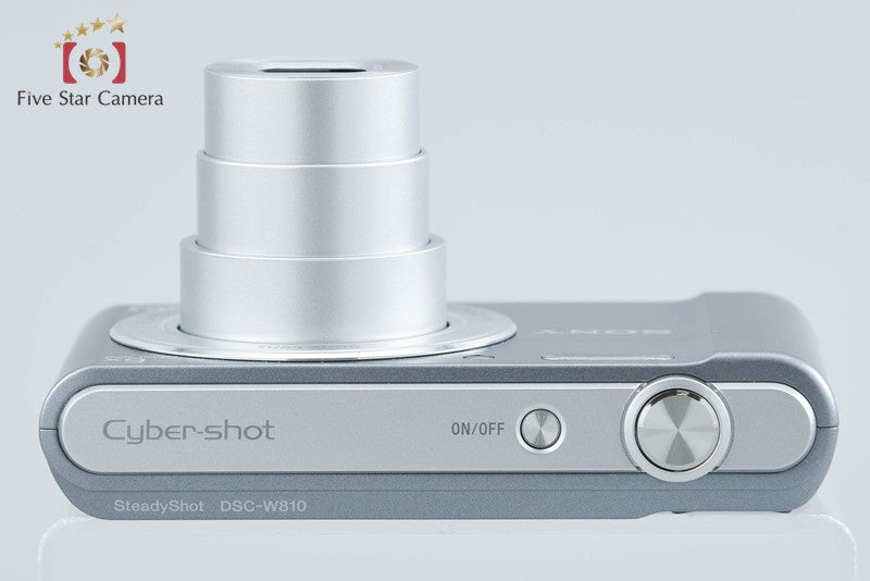 Sony Cyber-Shot DSC-W810 Silver 20.1 MP Digital Camera [Japanese Language Only]