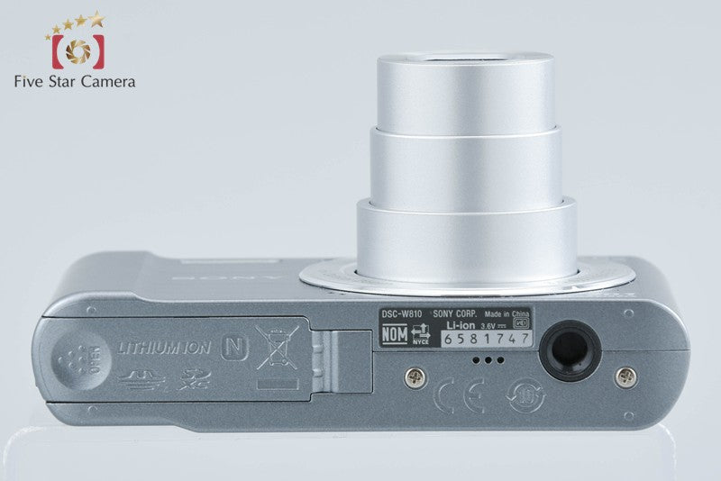 Sony Cyber-Shot DSC-W810 Silver 20.1 MP Digital Camera [Japanese Language Only]