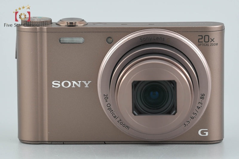 SONY Cyber-shot DSC-WX300 Brown 18.2 MP Digital Camera [Multiple Languages]