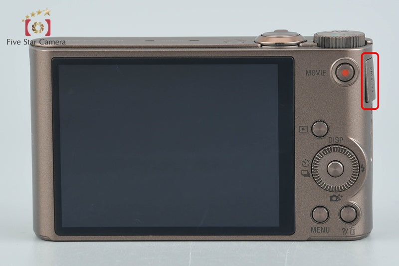 SONY Cyber-shot DSC-WX300 Brown 18.2 MP Digital Camera [Multiple Languages]