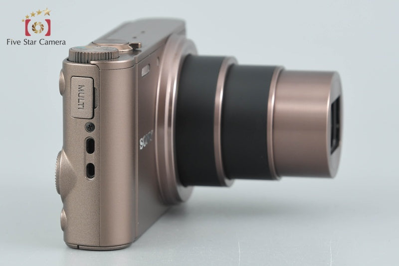 SONY Cyber-shot DSC-WX300 Brown 18.2 MP Digital Camera [Multiple Languages]