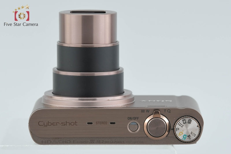 SONY Cyber-shot DSC-WX300 Brown 18.2 MP Digital Camera [Multiple Languages]