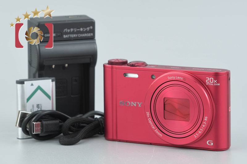 SONY Cyber-shot DSC-WX300 Red 18.2 MP Digital Camera [Multiple Languages]
