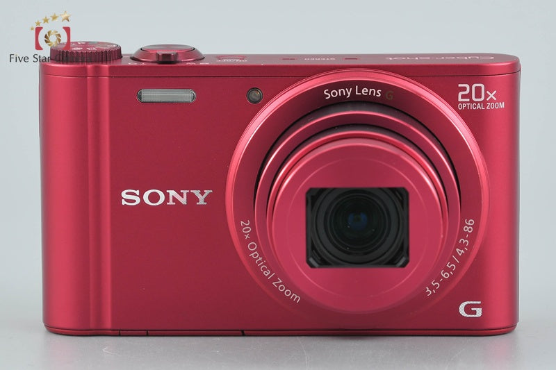 SONY Cyber-shot DSC-WX300 Red 18.2 MP Digital Camera [Multiple Languages]