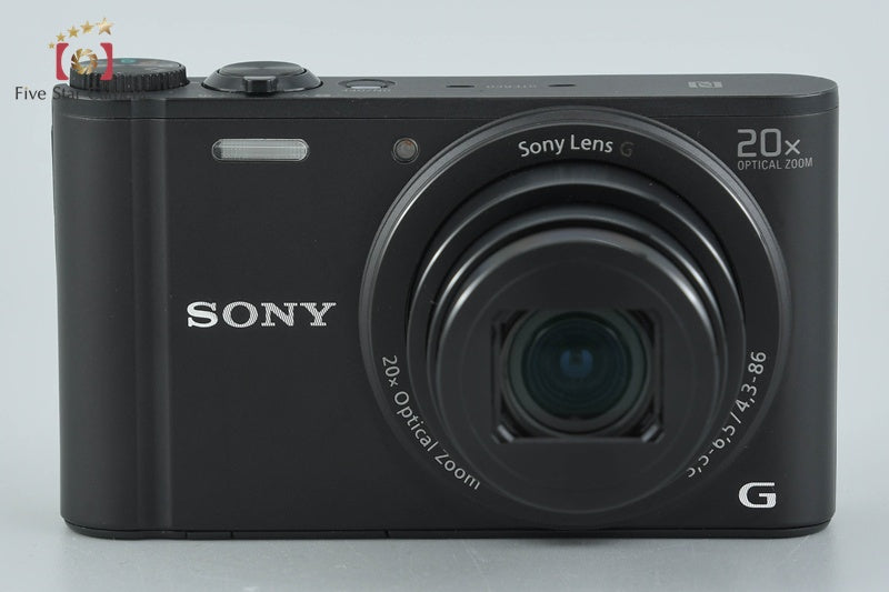 Sony Cyber-Shot DSC-WX350 Black 18.2 MP Digital Camera [Multiple Languages]