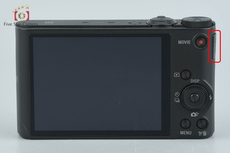 Sony Cyber-Shot DSC-WX350 Black 18.2 MP Digital Camera [Multiple Languages]