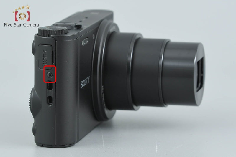 Sony Cyber-Shot DSC-WX350 Black 18.2 MP Digital Camera [Multiple Languages]