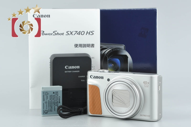 Canon PowerShot SX740 HS Silver 20.3 MP Digital Camera w/ Box