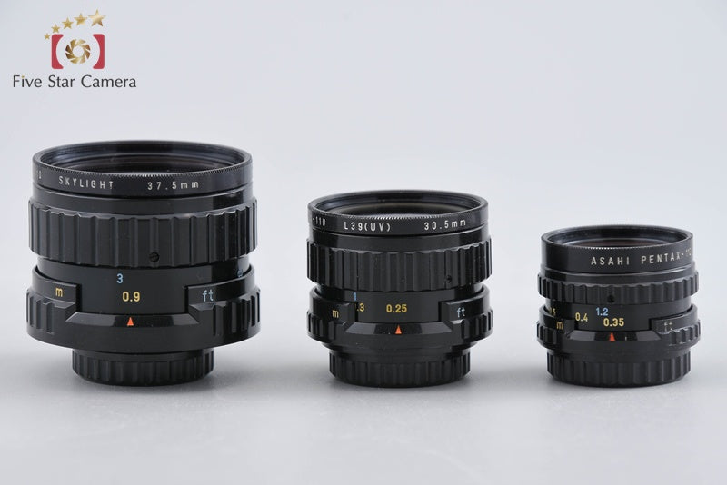 Pentax 110 18mm f/2.8 + 24mm f/2.8 + 50mm f/2.8