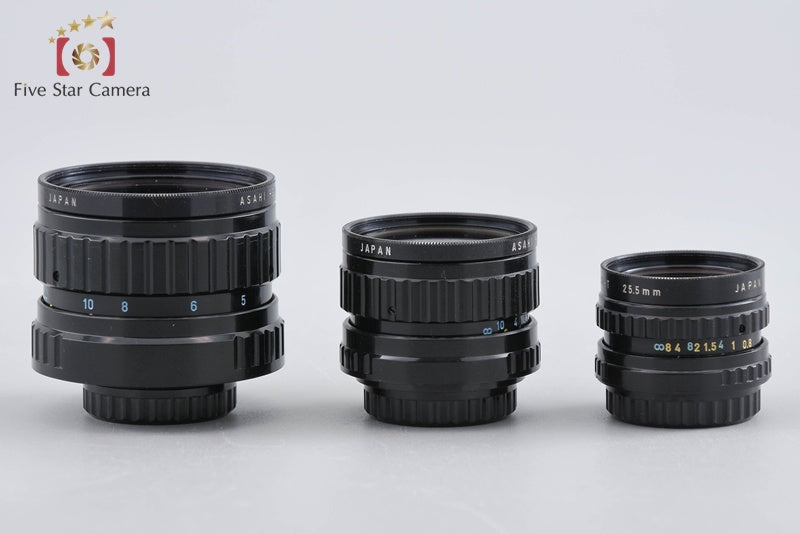 Pentax 110 18mm f/2.8 + 24mm f/2.8 + 50mm f/2.8