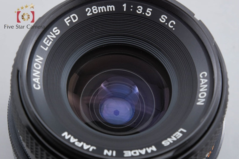 Canon FD 28mm f/3.5 S.C.