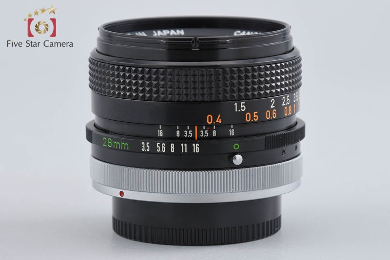 Canon FD 28mm f/3.5 S.C.