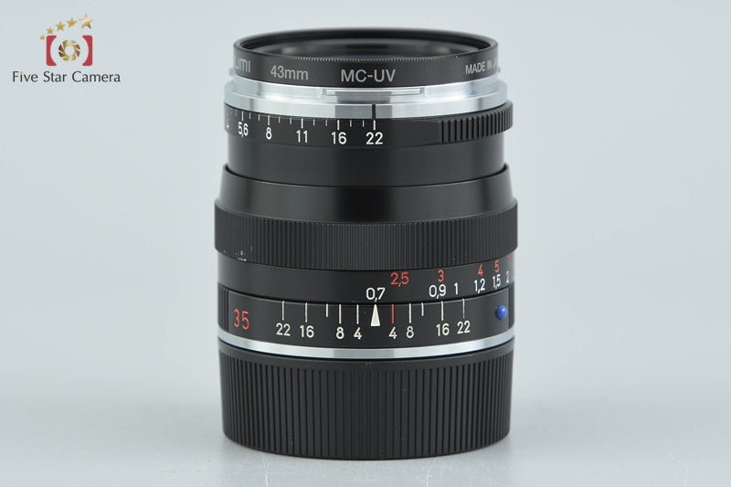 Carl Zeiss Biogon 35mm f/2 ZM T* Black for Leica M Mount