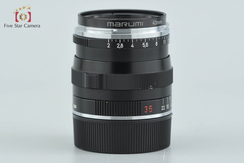 Carl Zeiss Biogon 35mm f/2 ZM T* Black for Leica M Mount