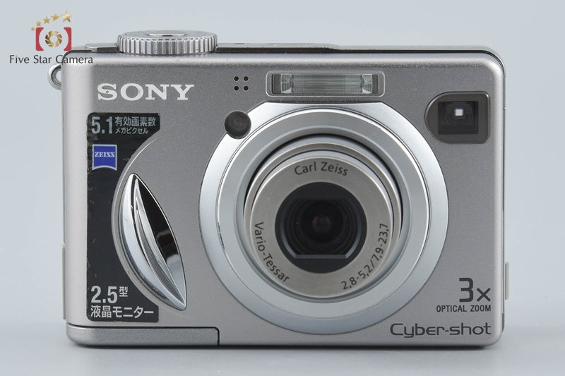 SONY Cyber-shot DSC-W5 Silver 5.1 MP Digital Camera