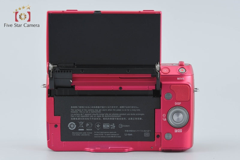Sony Alpha NEX-F3 Pink 16.1MP Digital Mirrorless Camera [Japanese Language Only]
