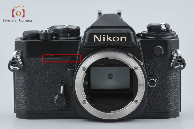 Nikon FE Black 35mm SLR Film Camera + NIKKOR-S Auto 50mm f/1.4 Ai Converted
