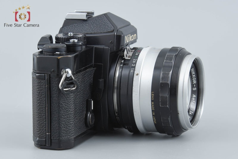 Nikon FE Black 35mm SLR Film Camera + NIKKOR-S Auto 50mm f/1.4 Ai Converted