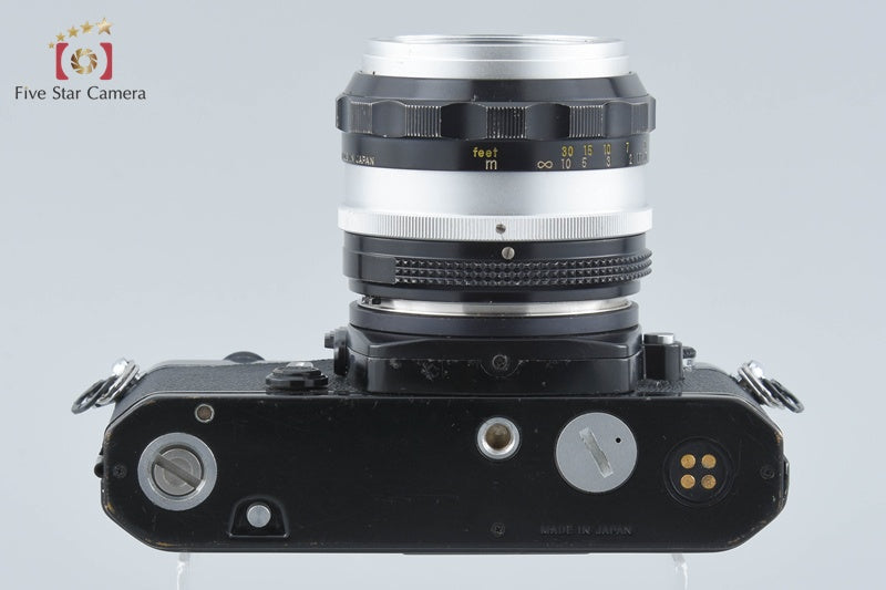 Nikon FE Black 35mm SLR Film Camera + NIKKOR-S Auto 50mm f/1.4 Ai Converted