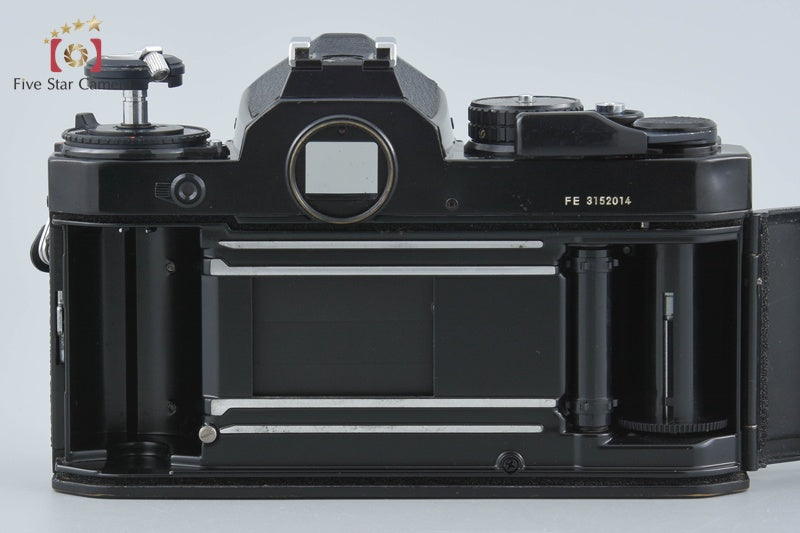 Nikon FE Black 35mm SLR Film Camera + NIKKOR-S Auto 50mm f/1.4 Ai Converted