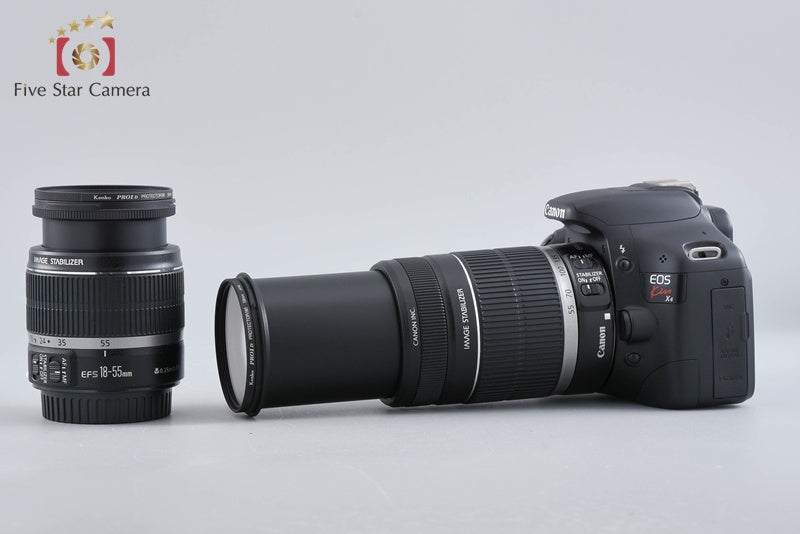 "Count 1,121" Canon EOS Kiss X4 / Rebel T2i / 550D 18.0 MP 18-55 55-250 Lenses