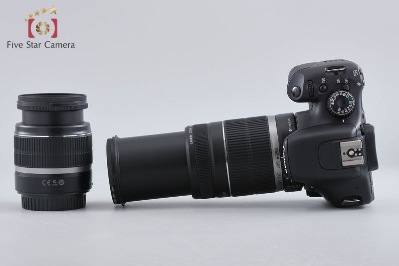 "Count 1,121" Canon EOS Kiss X4 / Rebel T2i / 550D 18.0 MP 18-55 55-250 Lenses
