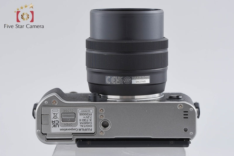 FUJIFILM X-T30 II Silver 26.1 MP Digital Mirrorless Camera XC 15-45 Lens w/ Box