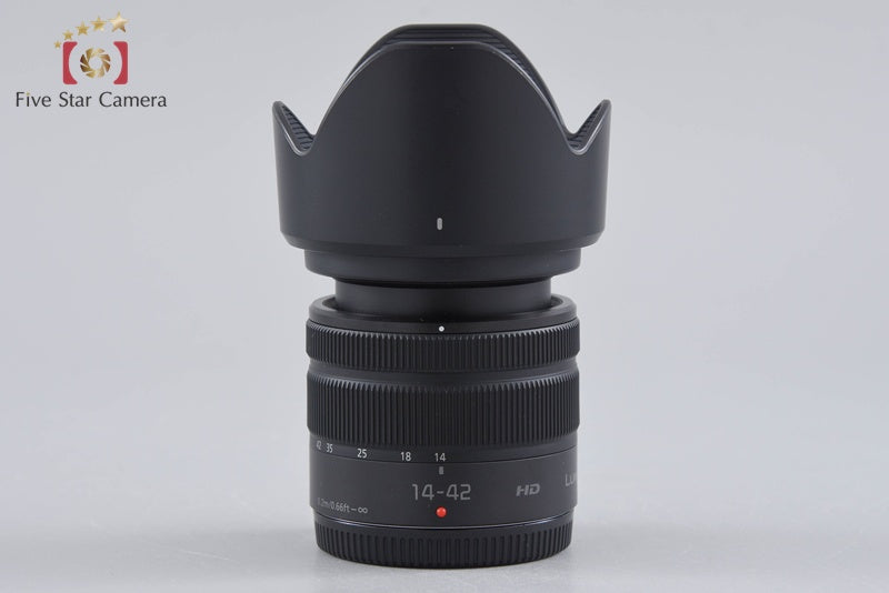 Panasonic LUMIX G VARIO 14-42mm f/3.5-5.6 ASPH. MEGA O.I.S. H-FS1442A Black