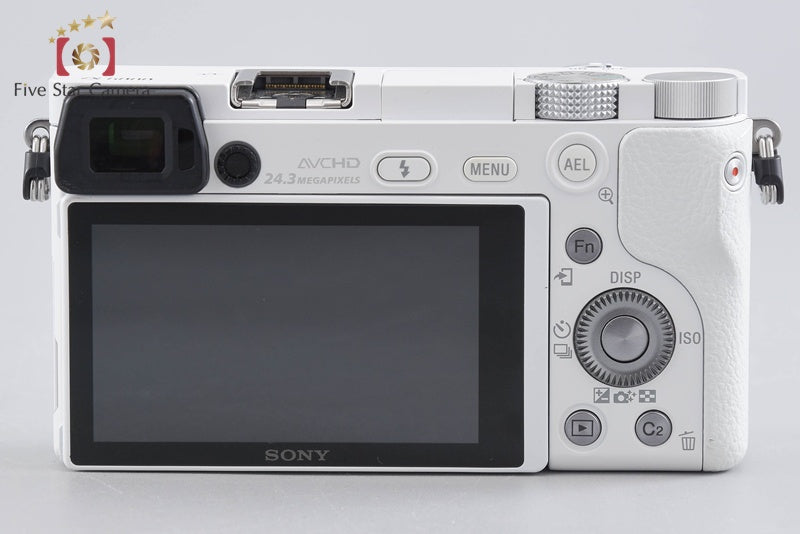 "Count 1,217" Sony α6000 ILCE-6000 White 24.3 MP 16-50 Lens [Multiple Languages]