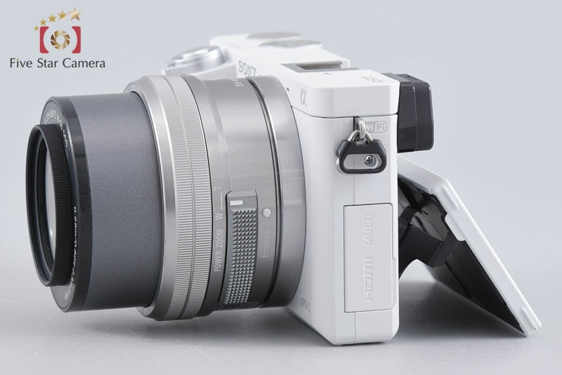 "Count 1,217" Sony α6000 ILCE-6000 White 24.3 MP 16-50 Lens [Multiple Languages]