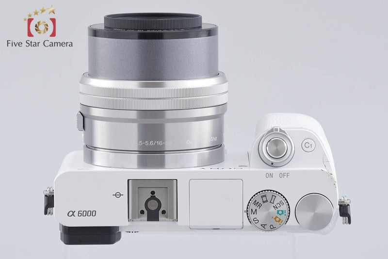 "Count 1,217" Sony α6000 ILCE-6000 White 24.3 MP 16-50 Lens [Multiple Languages]