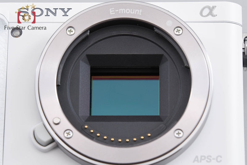 "Count 1,217" Sony α6000 ILCE-6000 White 24.3 MP 16-50 Lens [Multiple Languages]