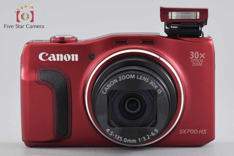 Canon PowerShot SX700 HS Red 16.1 MP Digital Camera w/ Box