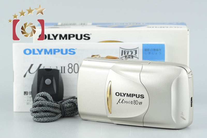 Olympus μ[mju:]-II 80 VF 35mm Point & Shoot Film Camera w/ Box