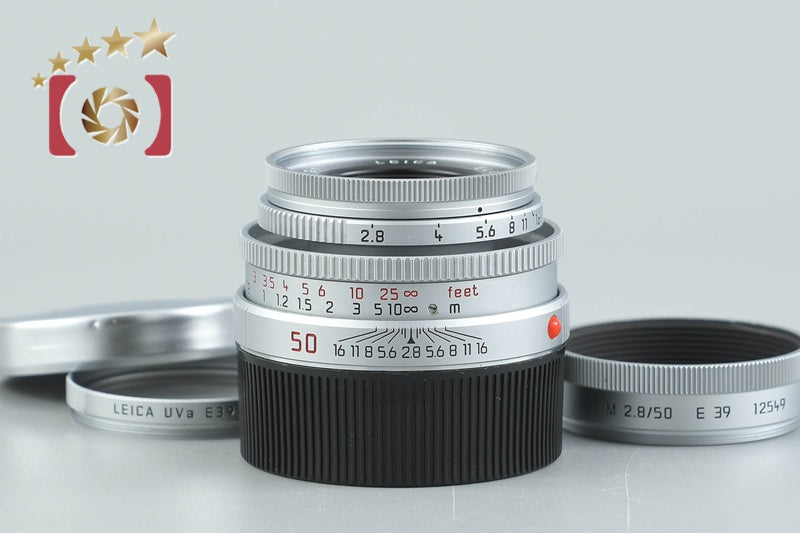 Leica ELMAR-M 50mm f/2.8 E39 2nd Silver Leica M Mount
