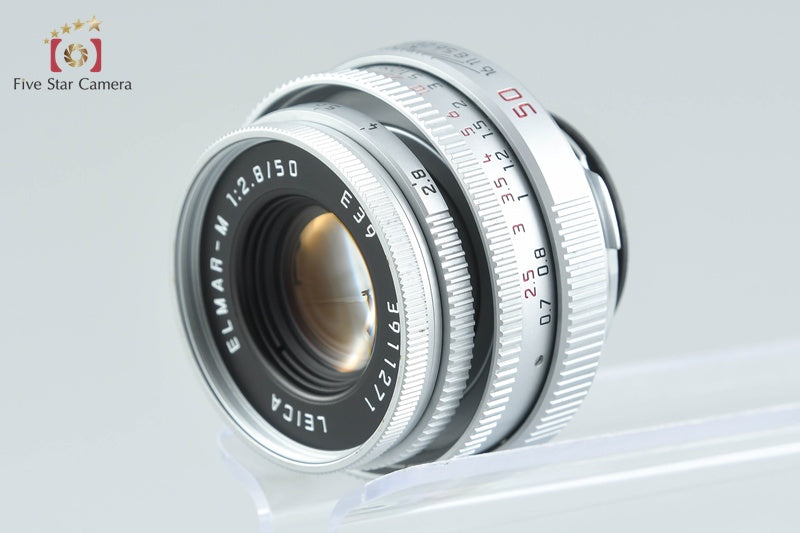 Leica ELMAR-M 50mm f/2.8 E39 2nd Silver Leica M Mount