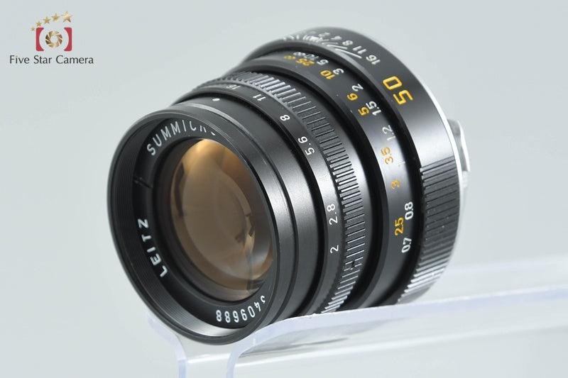 Leica SUMMICRON-M 50mm f/2 2nd Black E39