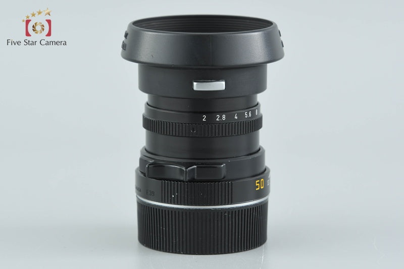 Leica SUMMICRON-M 50mm f/2 2nd Black E39
