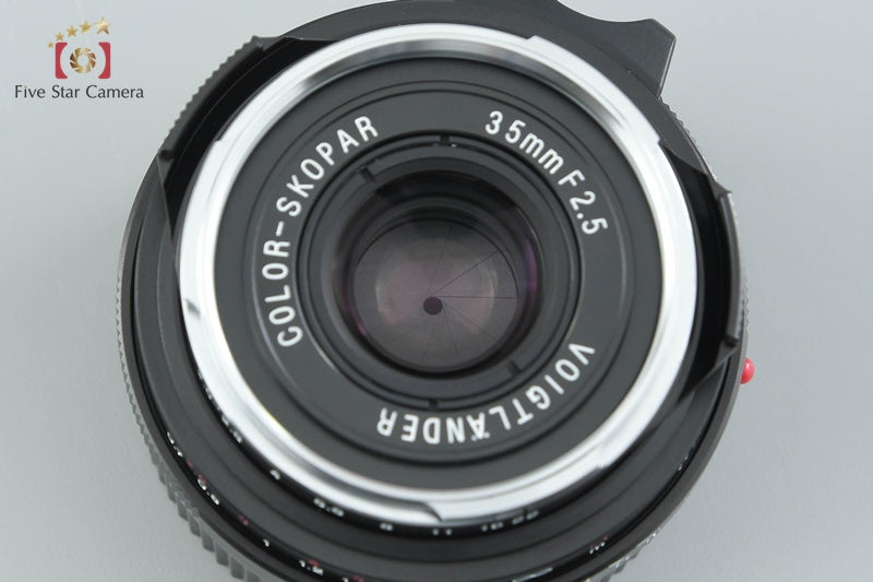 Voigtlander COLOR-SKOPAR 35mm f/2.5 Leica M Mount w/ Box
