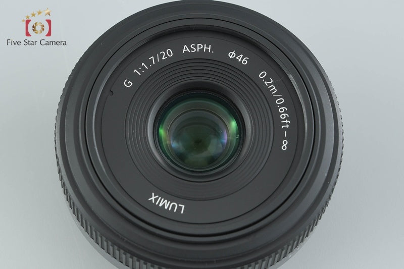 Panasonic LUMIX G 20mm f/1.7 ASPH. H-H020 w/ Box