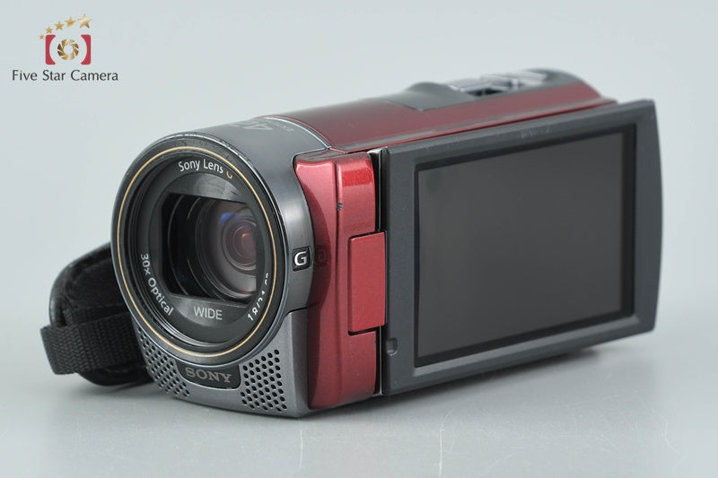 Sony HANDYCAM HDR-CX180 Red Full HD Digital Camcorder [Japanese Language Only]