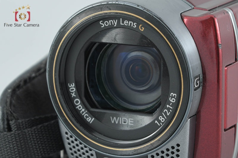 Sony HANDYCAM HDR-CX180 Red Full HD Digital Camcorder [Japanese Language Only]